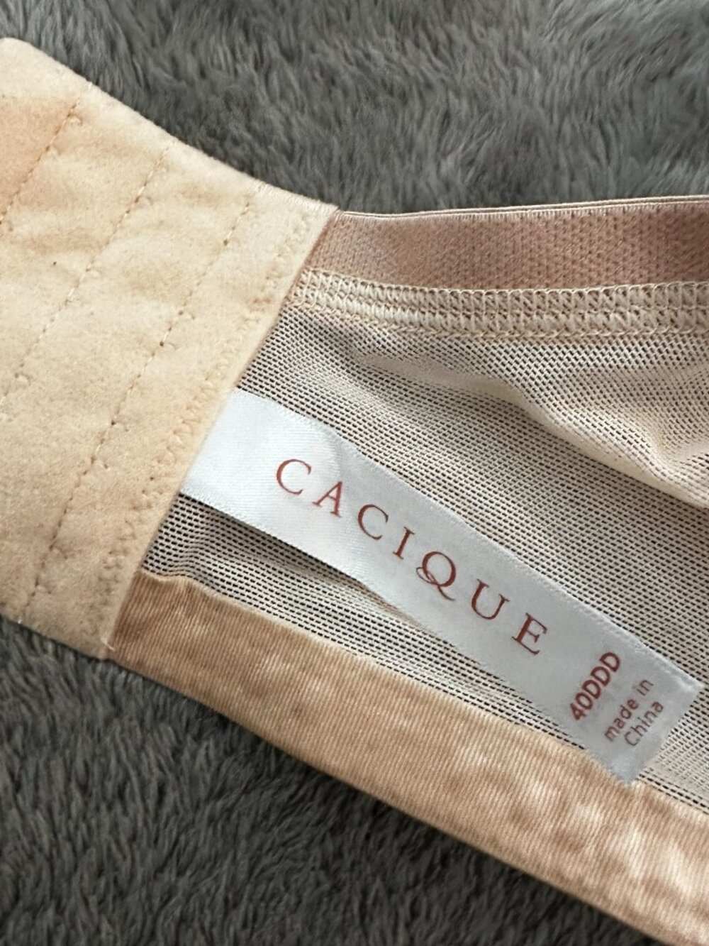 NWT Cacique Bra Lightly Lined Full Coverage Underwire 40DDD - Picture 4 of 4